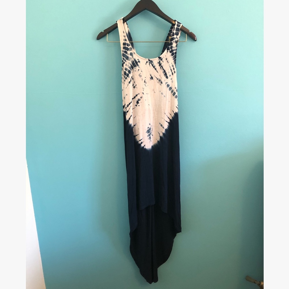 Beautiful Navy Blue Tie dye dress